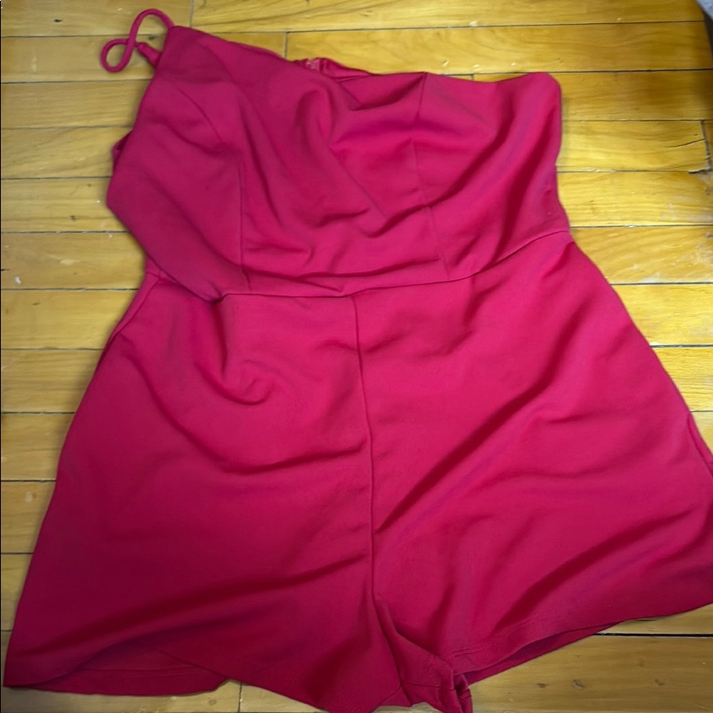 Elegant Red Jumpsuit